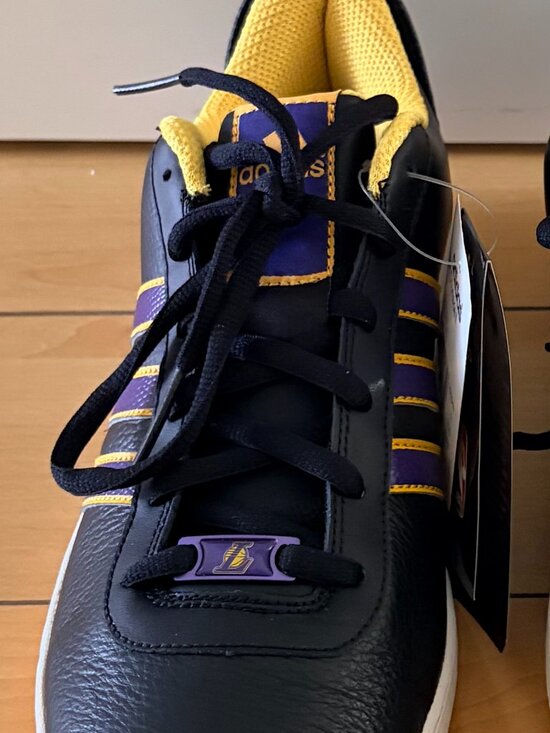Adidas NBA Lakers Courtside II Men\'s Shoes, US size 11.5 NEW main image 6